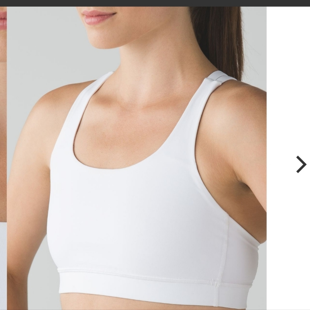Lululemon Energy Bra White Size 6